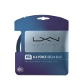 Besaitung mit Tennissaite Luxilon Alu Power 1.25 (Haltbarkeit+Power) ozeanblau